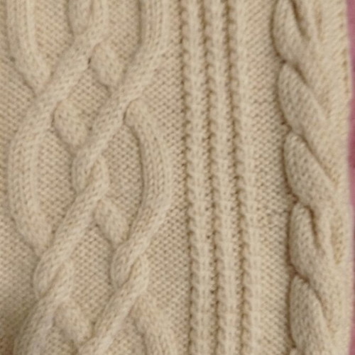 Handmade wool sweater unisex, like new, ecru