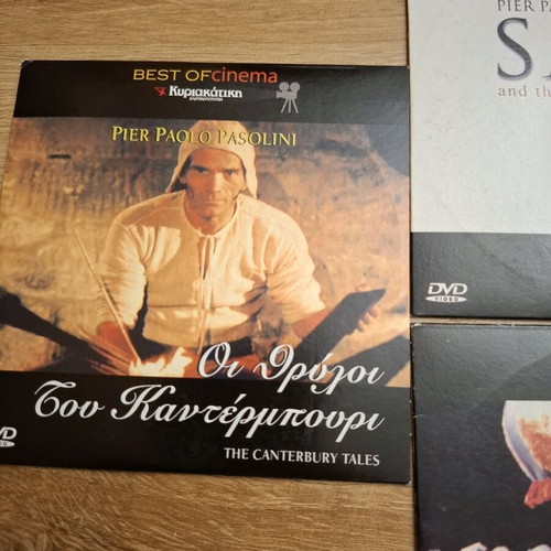 Pier Paolo Pasolini 4 DVD movie collection like new with subtitles