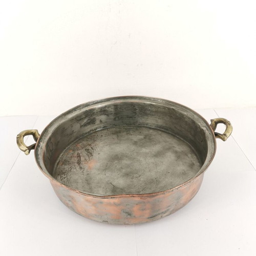 Copper oven tray used, 1930s vintage