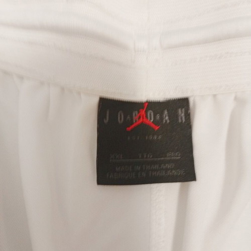 Jordan athletic shorts, white and red, XXL, new