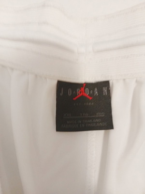 Jordan athletic shorts, XXL, white and red