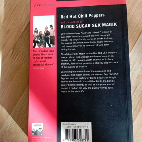 Red Hot Chili Peppers The Making of Blood Sugar Sex Magic book like new, English