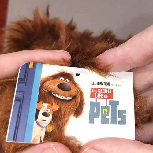 Duke the Dog plush from Secret Life of Pets new, 25 cm