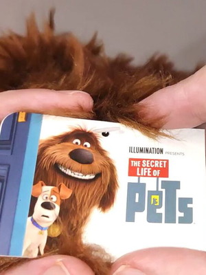 Duke the Dog plush from Secret Life of Pets new, 25 cm