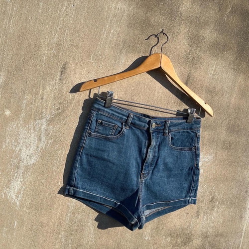 Denim shorts mid-rise no 38