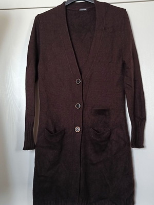 Gerry Weber wool cardigan with cashmere like new, brown, size M