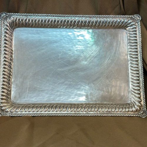 Silver Serving Set 5 Pieces Like New with Artistic Design