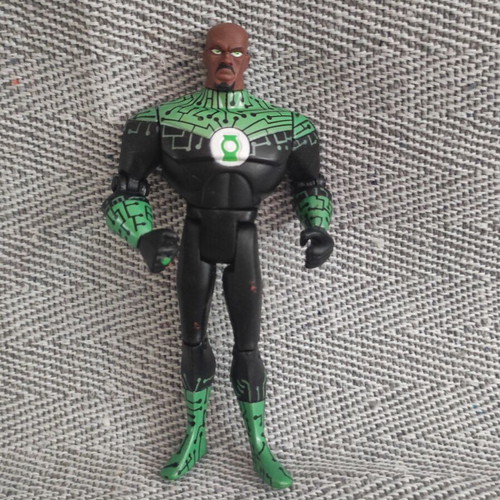 Green Lantern John Stewart Tech-Suit figure used