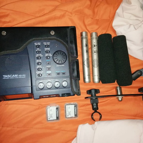 Tascam HD-P2 Recorder used, complete set
