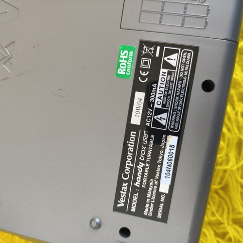 Vestax Handytrax USB portable turntable used
