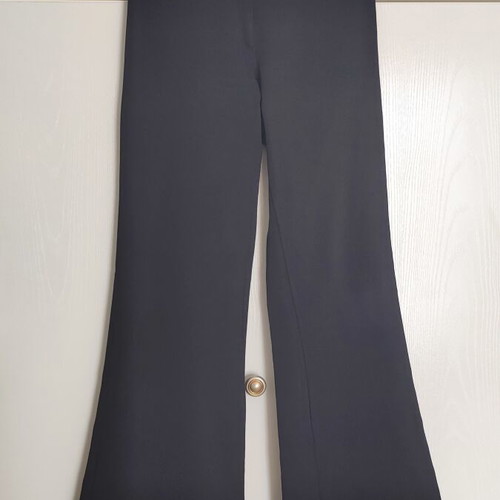 Black flared pants size Small used with zipper and button