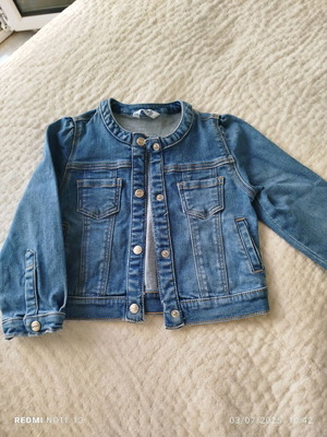 Mayoral baby denim jacket size 24 months like new