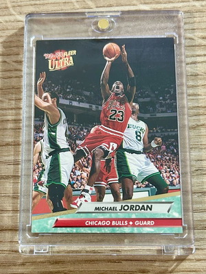 Κάρτα Michael Jordan Chicago Bulls Fleer NBA 1992 σαν καινούργιο σε ακρυλική θήκη