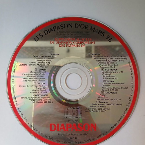 Les Diapason D'Or March 1996 CD used, classical