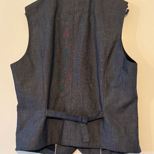 Esprit Collection men's waistcoat, grey, size 50 L