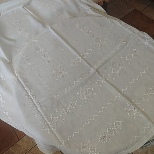 Lefkaditiko Tablecloth handmade 150x120 cm new
