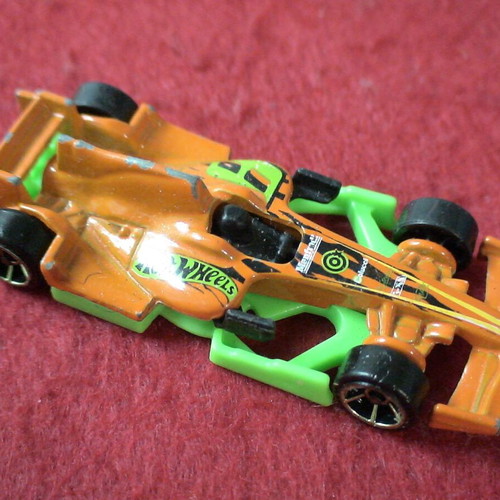 Hot Wheels Super Rigs Big Rig Heat used orange