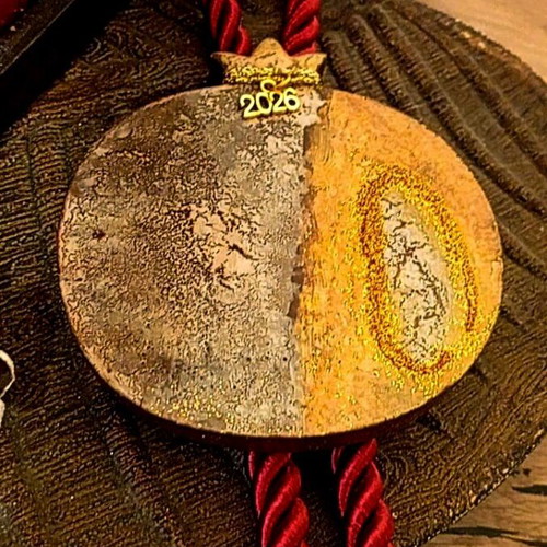 Handmade large ceramic pomegranate charm 2026 hanging new