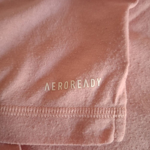 Adidas t shirt used, women's small, pink, short sleeve