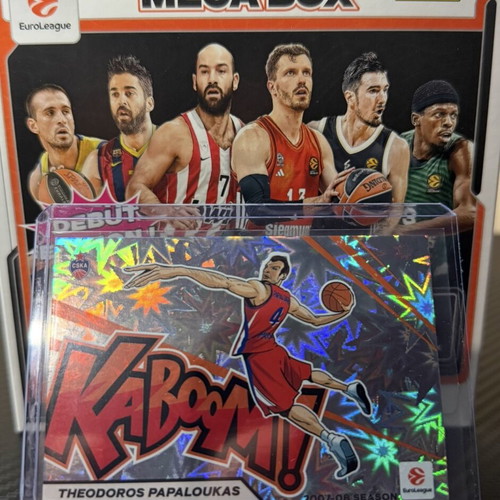 Theodoros Papaloukas Kaboom Euroleague Contenders 25-26 card