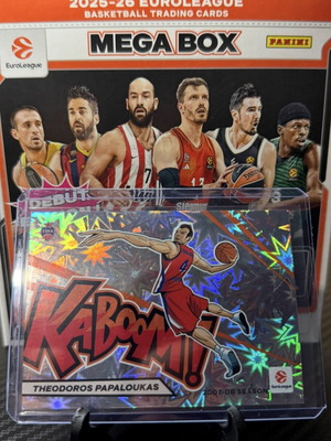 Theodoros Papaloukas Kaboom Euroleague Contenders 25-26 card