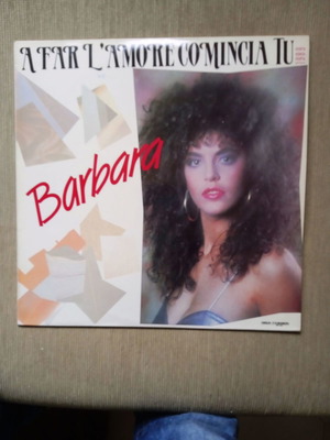 Maxi vinyl Barbara A Far L Amore Comincia Tu LP 12'' used