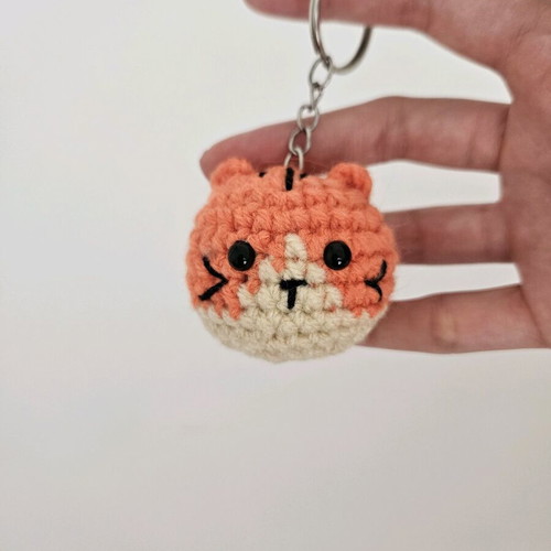 Handmade crocheted keychain new
