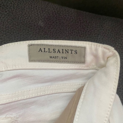 All Saints white jeans like new, size S / 36 / 8