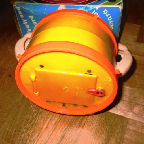 Mr. Tambourine Man rare battery toy used with original 80s box