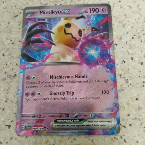 Pokémon Mimikyu ex (JTG 069) new
