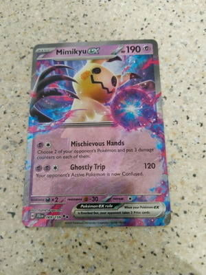 Pokémon Mimikyu ex (JTG 069) нова