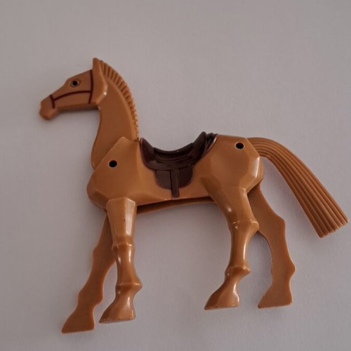 Horse figure compatible with Playmobil like new