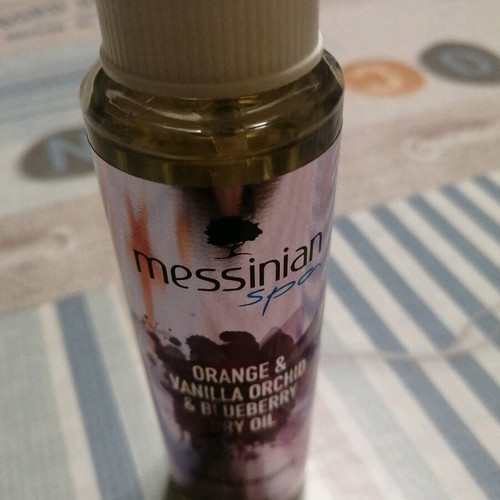 Messinian Spa orange and vanilla orchid and blueberry dry body oil 100ml new