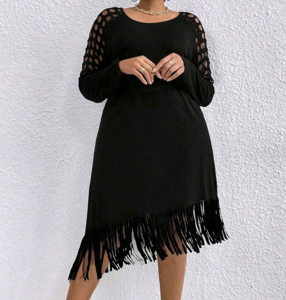 Plus size φορεμα με κρασιά