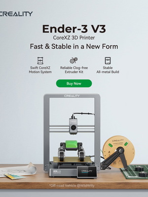 Creality Ender 3 V3 3D εκτυπωτής σαν καινούργιο, CoreXZ, ταχύτητα 600mm/s