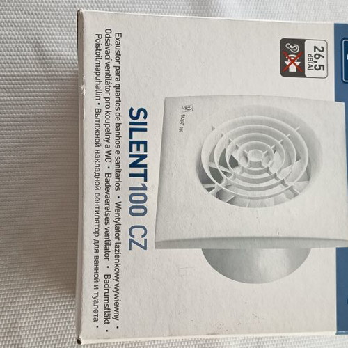 Silent 100 CZ bathroom extractor fan, new