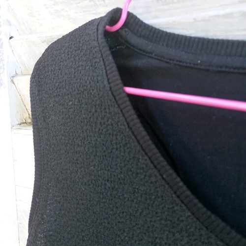 Mango blouse black like new, very nice fabric