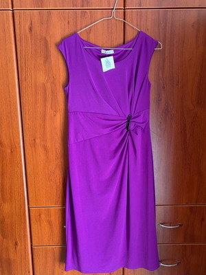 Midi purple casual dress new with tag size M