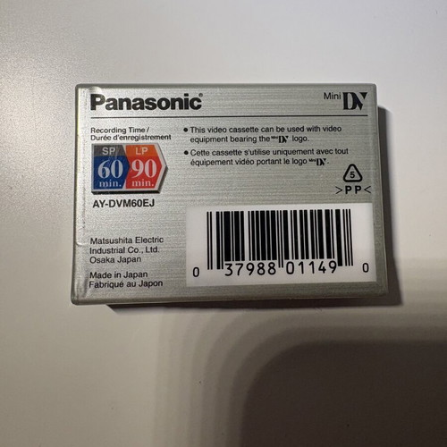 Panasonic Mini DV cassette, brand new