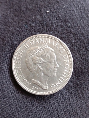 Denmark crowns 10 like new, 1978 coin