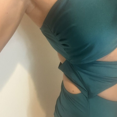 Shein swimsuit set with pareo new, turquoise, size L