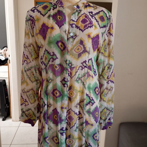 Ada Kamara caftan used, size M, multicolor viscose