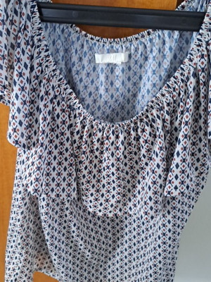 Μπλουζάκι αμάνικο H&M σαν καινούργιο, πολύχρωμο, μέγεθος S