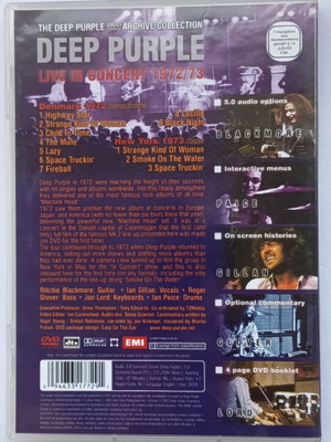 Deep Purple Live in Concert 72/73 DVD