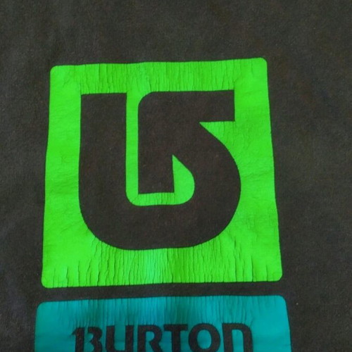 Burton T-shirt L used with minor print wear