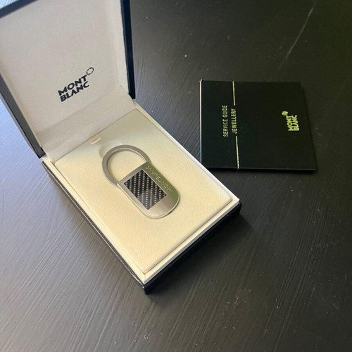 MontBlanc Audi Luxury Key Ring Steel Carbon new