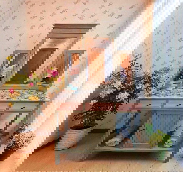 Παλαιά Χειροποίητη Κονσόλα / Τουαλέτα