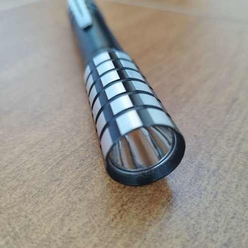Flashlight used, metal body