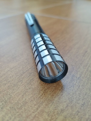 Flashlight used, metal body