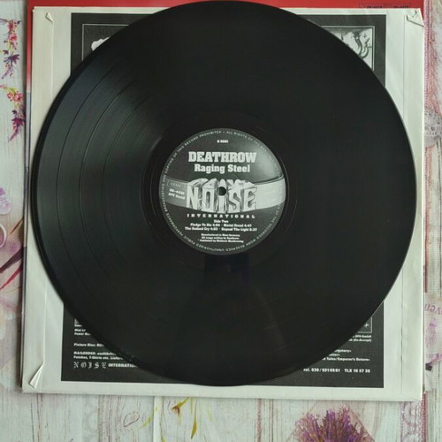 Deathrow Raging Steel album like new, metal